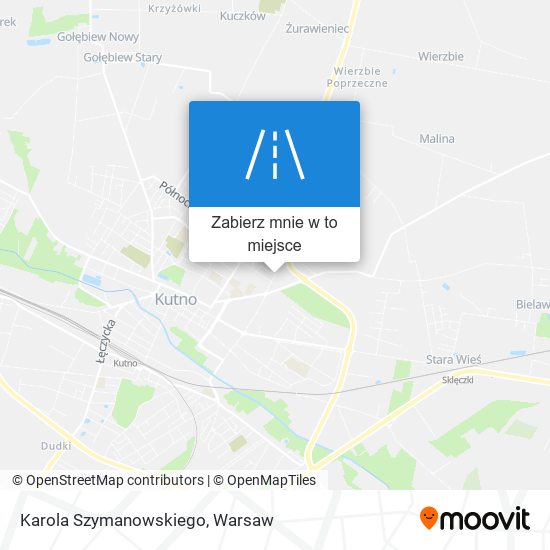 Mapa Karola Szymanowskiego