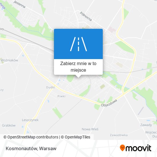 Mapa Kosmonautów