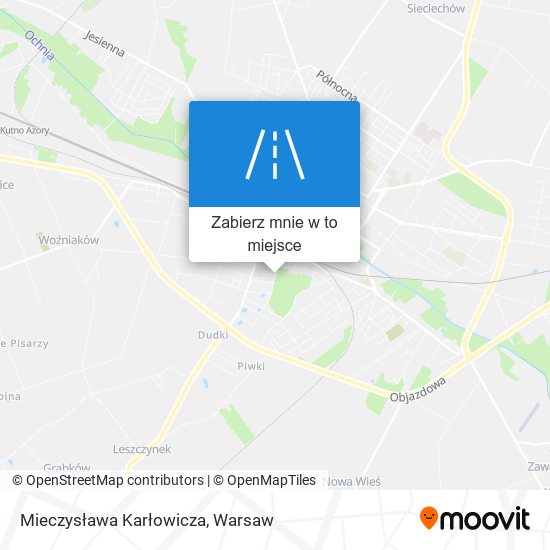 Mapa Mieczysława Karłowicza