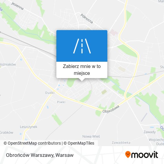 Mapa Obrońców Warszawy