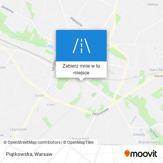 Mapa Piątkowska