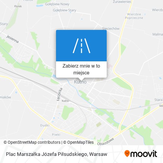 Mapa Plac Marszałka Józefa Piłsudskiego