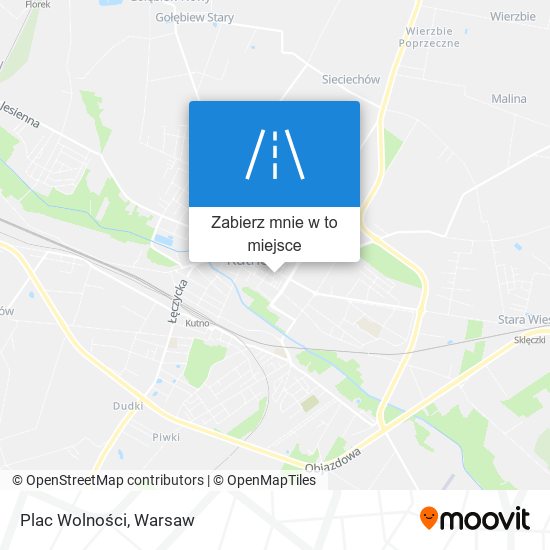 Mapa Plac Wolności