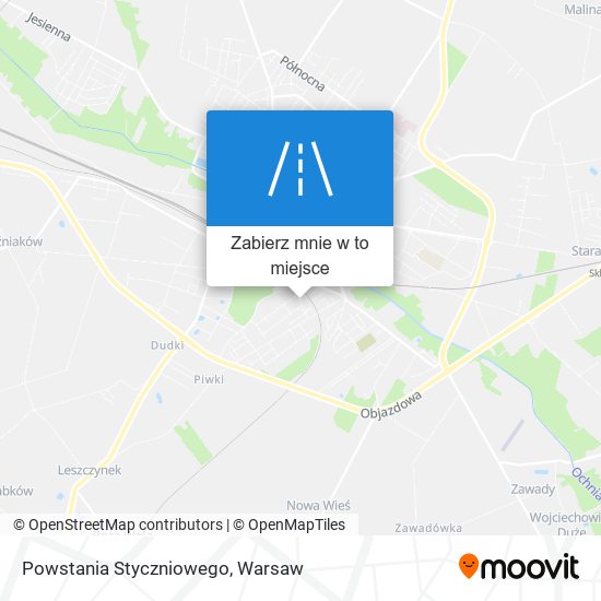 Mapa Powstania Styczniowego