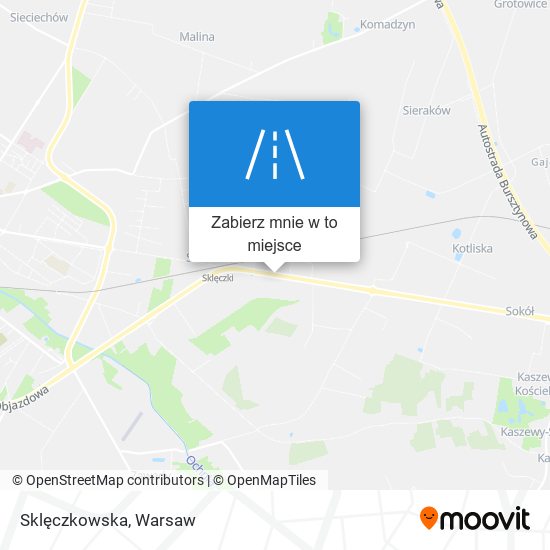 Mapa Sklęczkowska