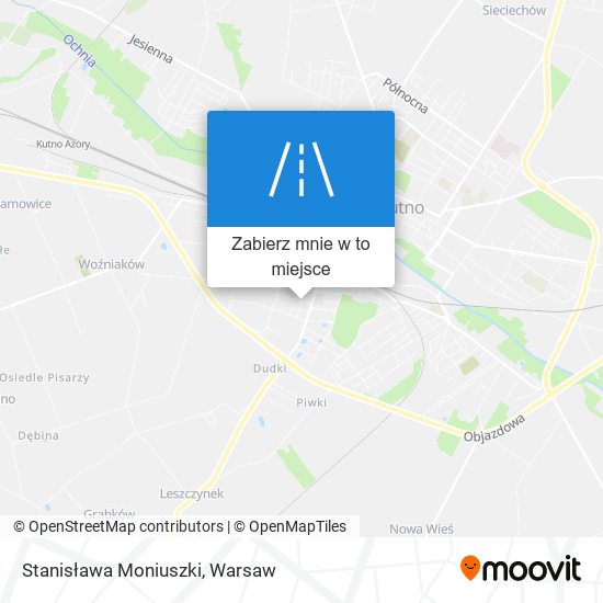 Mapa Stanisława Moniuszki