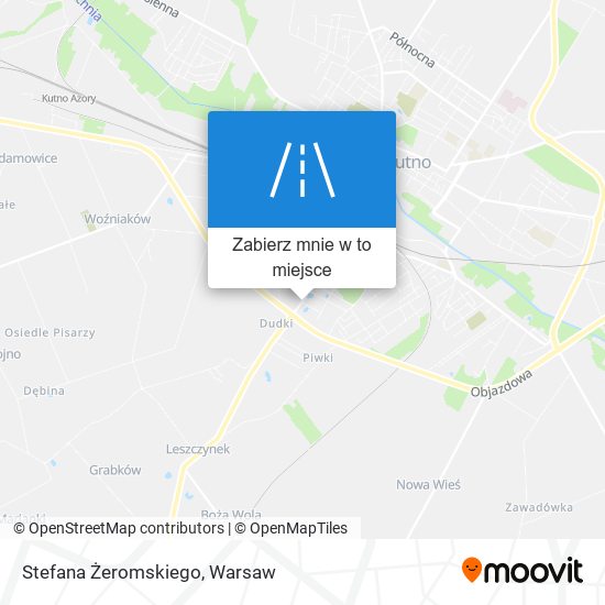 Mapa Stefana Żeromskiego