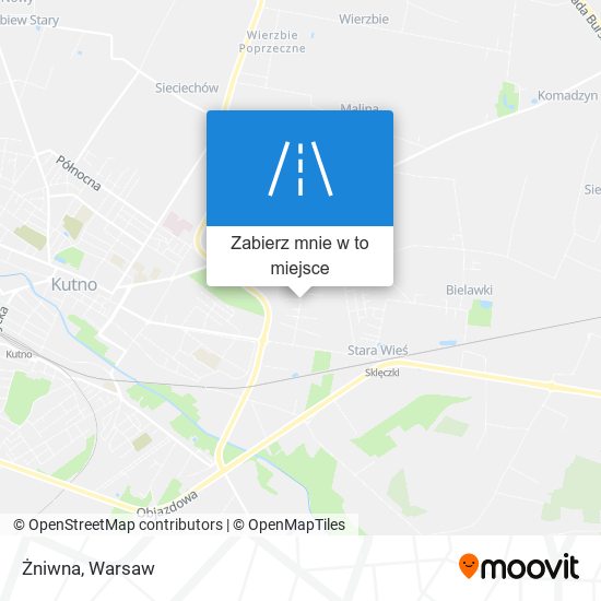 Mapa Żniwna