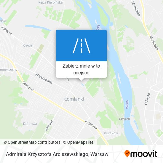 Mapa Admirała Krzysztofa Arciszewskiego