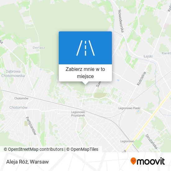 Mapa Aleja Róż