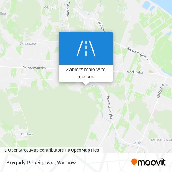 Mapa Brygady Pościgowej