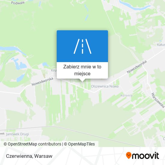 Mapa Czerwienna