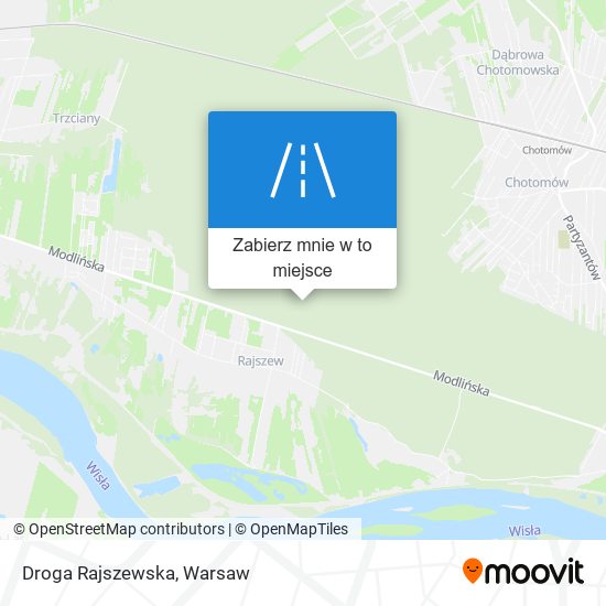 Mapa Droga Rajszewska