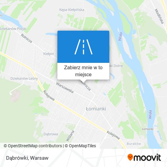 Mapa Dąbrówki