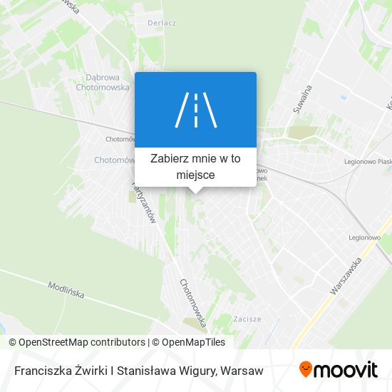 Mapa Franciszka Żwirki I Stanisława Wigury