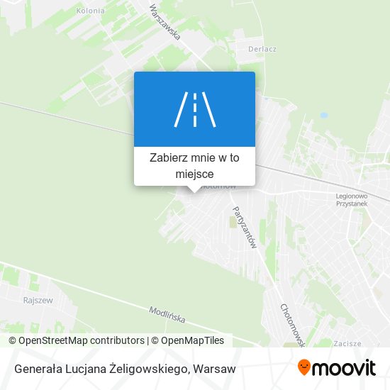 Mapa Generała Lucjana Żeligowskiego