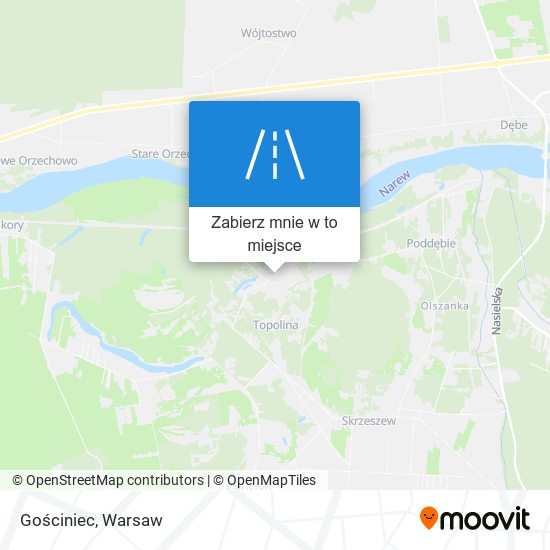 Mapa Gościniec