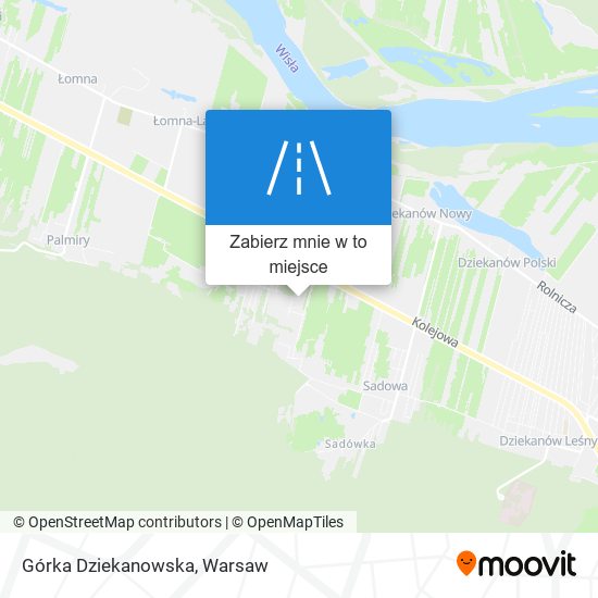 Mapa Górka Dziekanowska