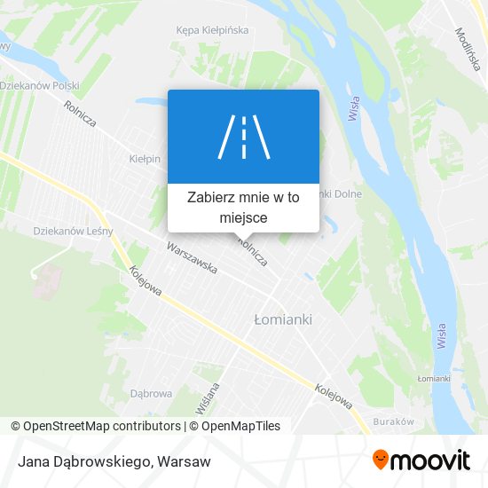 Mapa Jana Dąbrowskiego