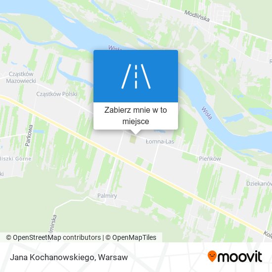 Mapa Jana Kochanowskiego