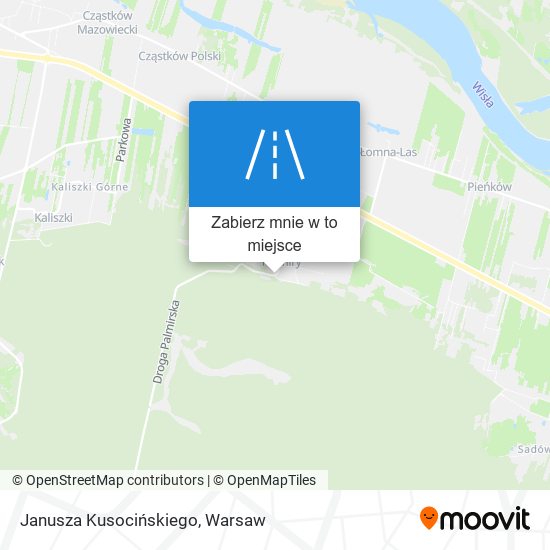 Mapa Janusza Kusocińskiego