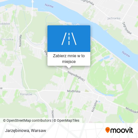 Mapa Jarzębinowa