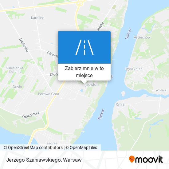 Mapa Jerzego Szaniawskiego