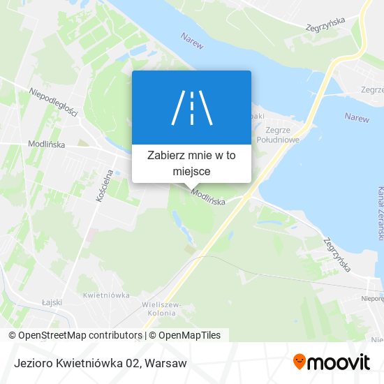 Mapa Jezioro Kwietniówka 02