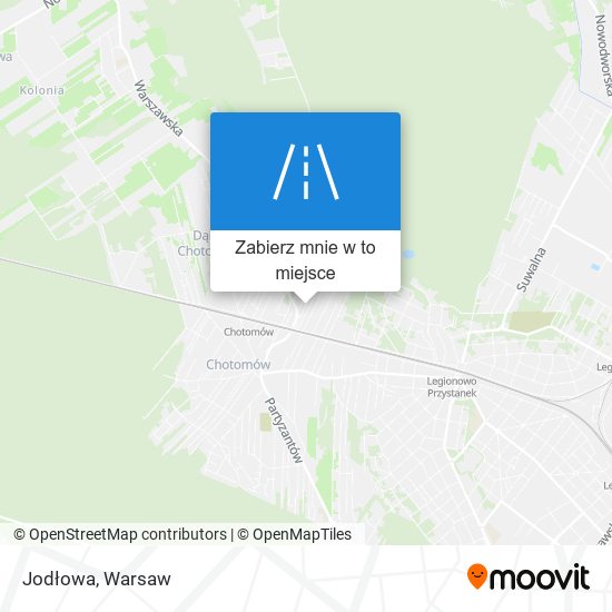 Mapa Jodłowa