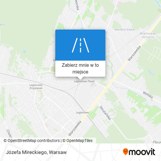 Mapa Józefa Mireckiego