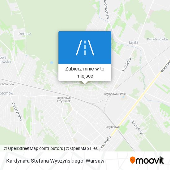 Mapa Kardynała Stefana Wyszyńskiego