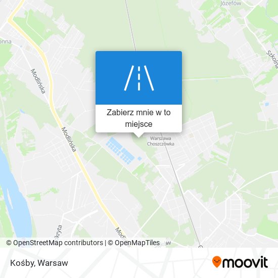 Mapa Kośby