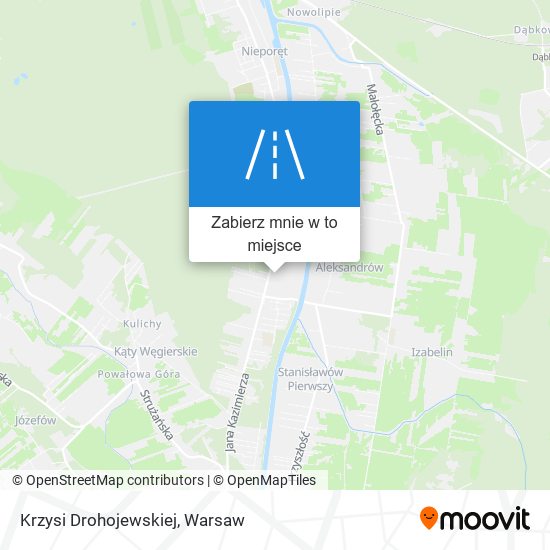 Mapa Krzysi Drohojewskiej