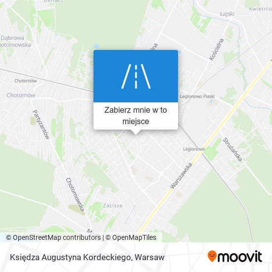 Mapa Księdza Augustyna Kordeckiego