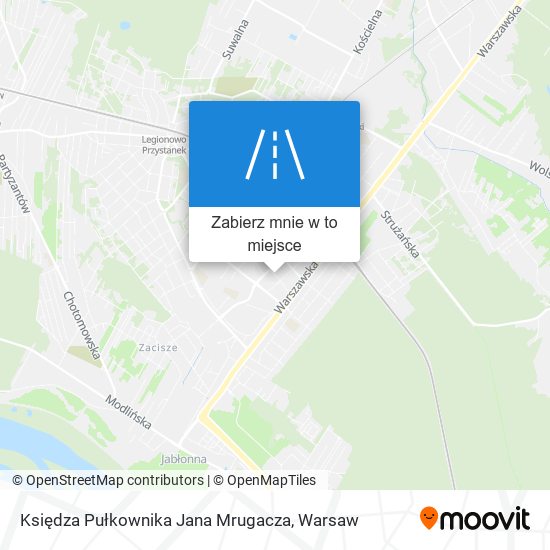 Mapa Księdza Pułkownika Jana Mrugacza