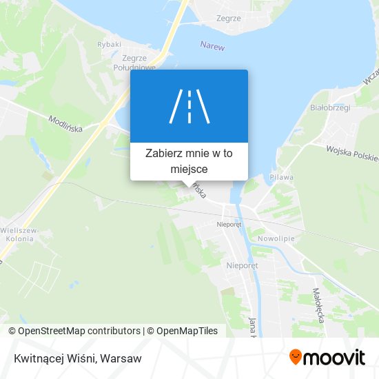 Mapa Kwitnącej Wiśni