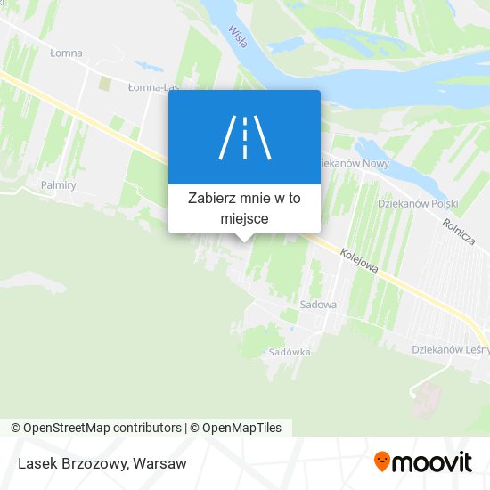 Mapa Lasek Brzozowy