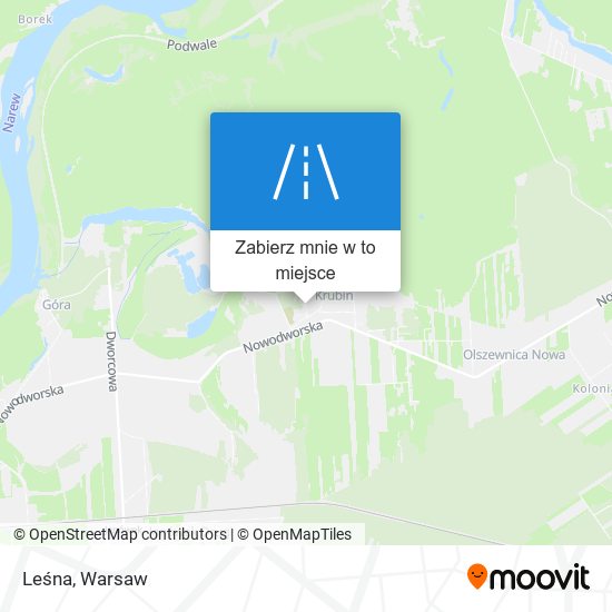 Mapa Leśna