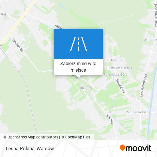 Mapa Leśna Polana