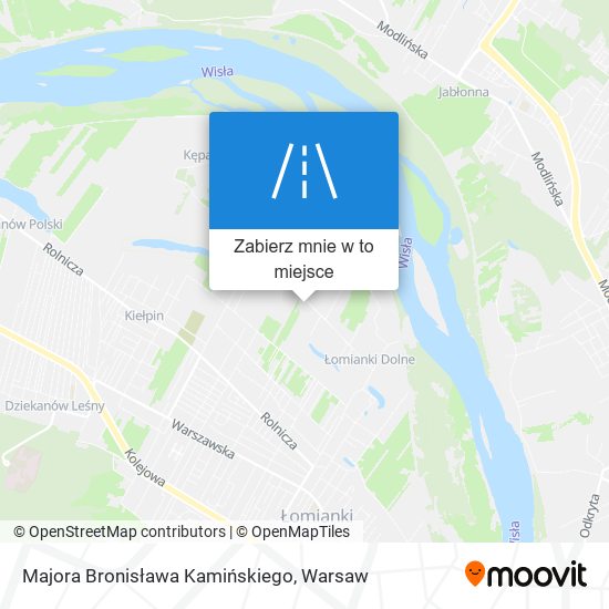 Mapa Majora Bronisława Kamińskiego