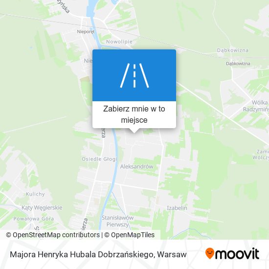 Mapa Majora Henryka Hubala Dobrzańskiego