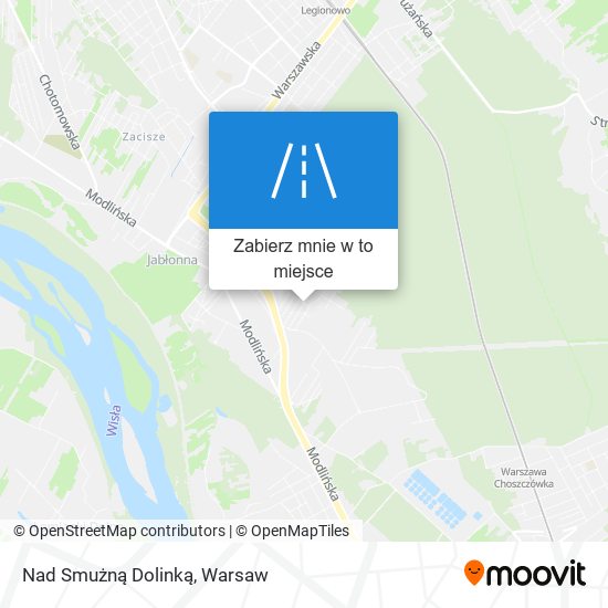 Mapa Nad Smużną Dolinką