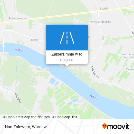 Mapa Nad Zalewem