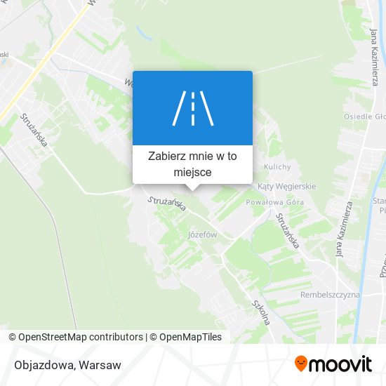 Mapa Objazdowa