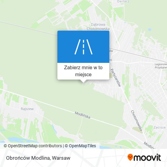 Mapa Obrońców Modlina