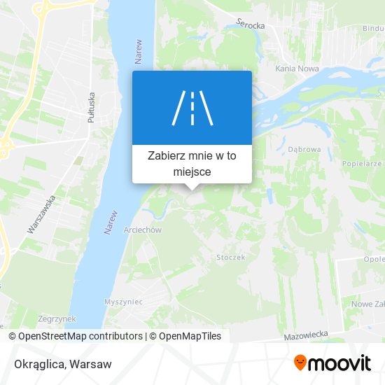 Mapa Okrąglica