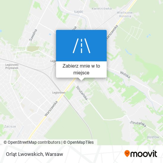 Mapa Orląt Lwowskich