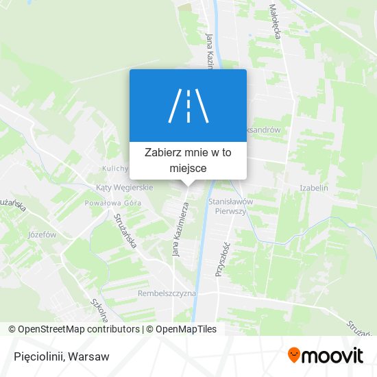 Mapa Pięciolinii