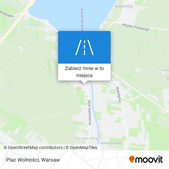 Mapa Plac Wolności