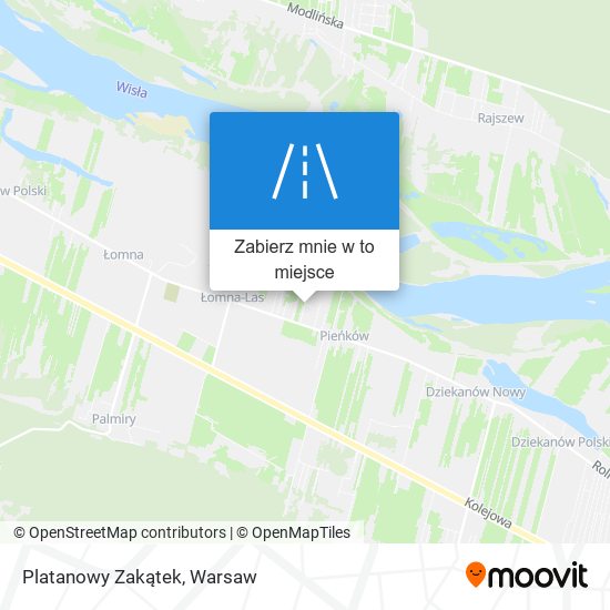 Mapa Platanowy Zakątek